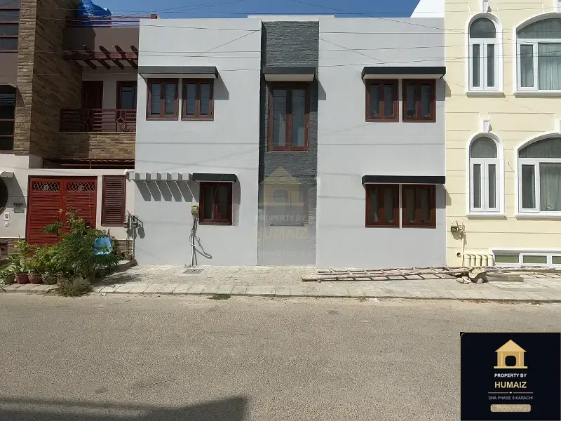 100 Sq. Yd. 4-Bedroom Luxury Villa (West Open, 4 Bath, Residence 1) in DHA Phase 8 For Sale in DHA Phase 8 Karachi — Property by Humaiz Architectural Asset