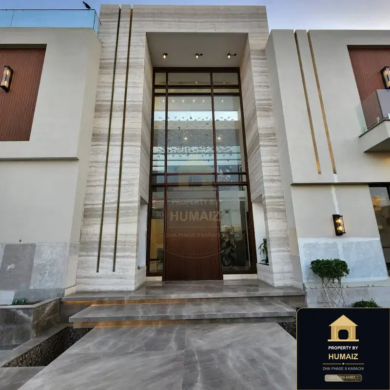 1,000 Sq. Yd. 6-Bedroom Luxury Villa (Private Pool, 7 Bath, Residence 3) in Zone A For Sale in DHA Phase 8 Karachi — Photograph 2