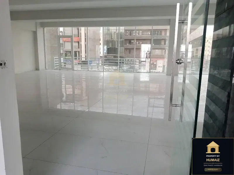 222 Sq. Yd. Corporate Office Space (Corner, Unit 5) on Al-Murtaza Commercial For Rent in DHA Phase 8 Karachi — Property by Humaiz Architectural Asset