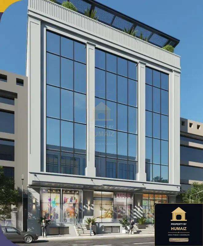 600 Sq. Yd. Commercial Building on Beach Avenue For Sale in DHA Phase 8 Karachi — Photograph 2