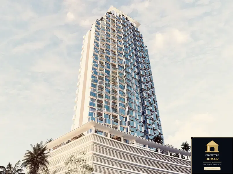 2-Bedroom Luxury Apartment (4 Bath, Suite 5) at HMR Waterfront For Sale in DHA Phase 8 Karachi — Property by Humaiz Architectural Asset