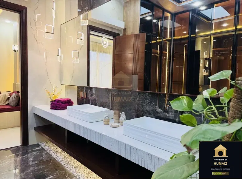 500 Sq. Yd. 6-Bedroom Luxury Villa (Private Pool, 6 Bath, Residence 4) at Creek Vistas For Sale in DHA Phase 8 Karachi — Photograph 15