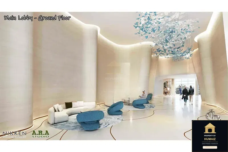 1-Bedroom Luxury Apartment (Sea Facing, 1 Bath, Suite 4) at Tower A For Sale in DHA Phase 8 Karachi — Photograph 17