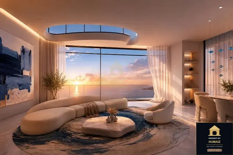 1-Bedroom Luxury Apartment (Sea Facing, 2 Bath, Suite 25) at HMR Waterfront For Sale in DHA Phase 8 Karachi — Photograph 19