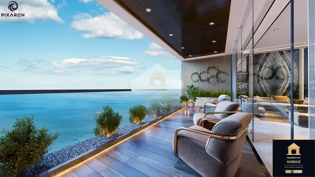 3-Bedroom Luxury Apartment (Sea Facing, 5 Bath, Suite 32) at HMR Waterfront For Sale in DHA Phase 8 Karachi — Photograph 3