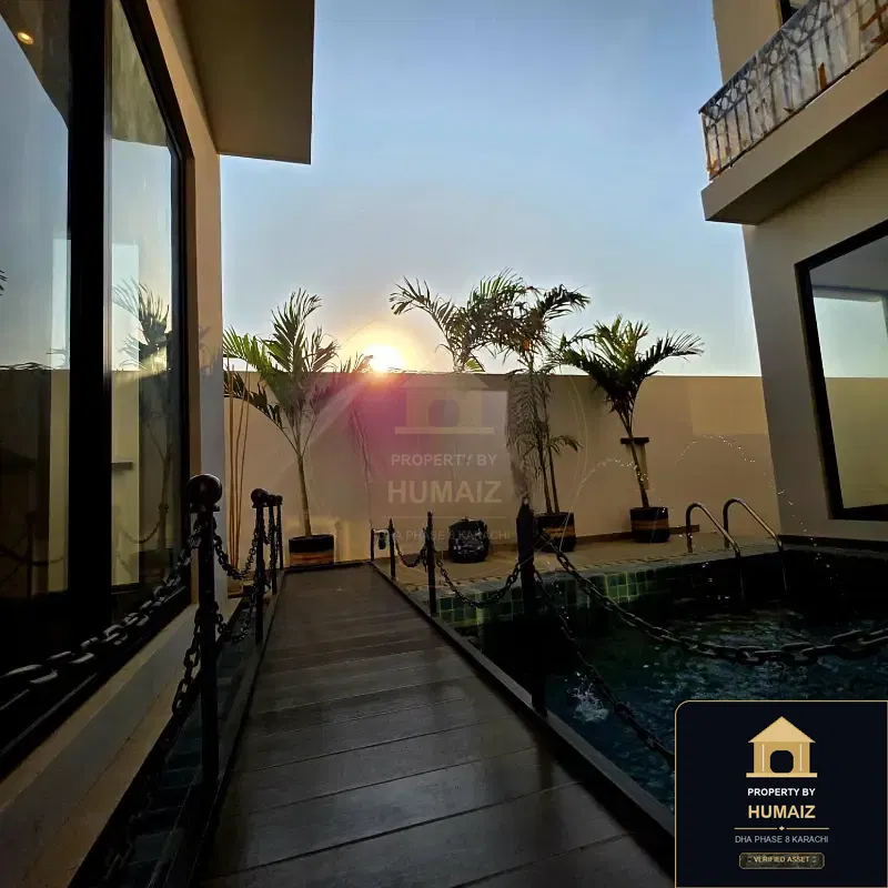 500 Sq. Yd. 5-Bedroom Luxury Villa (West Open, 6 Bath, Residence 2) in Khayaban-e-Sahil For Sale in DHA Phase 8 Karachi — Photograph 14