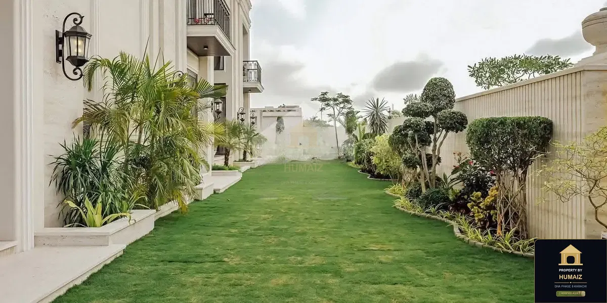 1,000 Sq. Yd. 6-Bedroom Luxury Villa (West Open, 6 Bath, Residence 20) in DHA Phase 8 For Sale in DHA Phase 8 Karachi — Property by Humaiz Architectural Asset