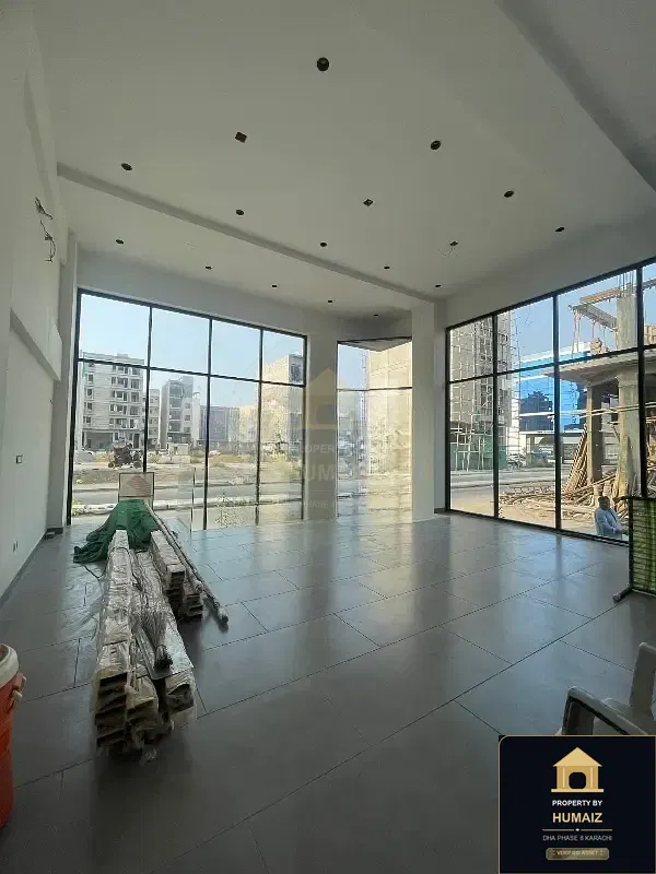 100 Sq. Yd. Commercial Retail Shop (Corner, Unit 1) on Al-Murtaza Commercial For Rent in DHA Phase 8 Karachi — Photograph 2