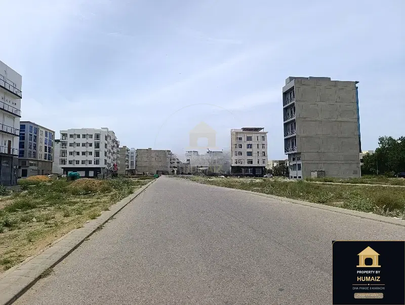 600 Sq. Yd. Commercial Plot (Parcel 1) on Al-Murtaza Commercial For Sale in DHA Phase 8 Karachi — Property by Humaiz Architectural Asset
