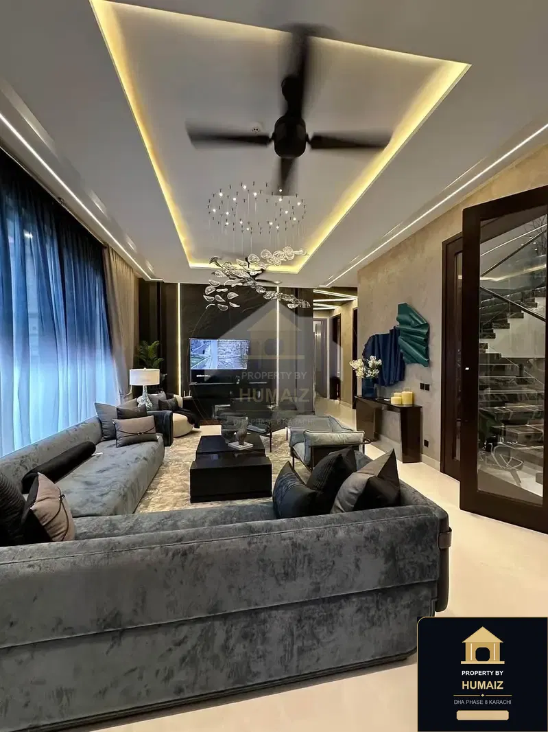 500 Sq. Yd. 5-Bedroom Luxury Villa (Basement, 6 Bath, Residence 2) in Zone A For Rent in DHA Phase 8 Karachi — Photograph 5