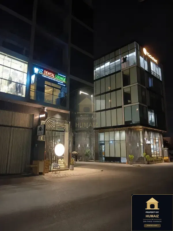 69 Sq. Yd. Corporate Office Space on Zulfiqar Commercial For Sale in DHA Phase 8 Karachi — Property by Humaiz Architectural Asset