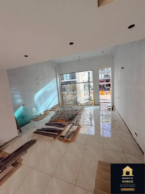 92 Sq. Yd. Commercial Retail Shop (Basement, 1 Bath, Unit 2) on Al-Murtaza Commercial For Rent in DHA Phase 8 Karachi — Property by Humaiz Architectural Asset