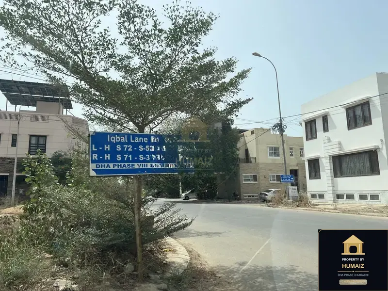 150 Sq. Yd. Residential Plot (West Open, Parcel 3) in Khayaban-e-Iqbal For Sale in DHA Phase 8 Karachi — Photograph 4