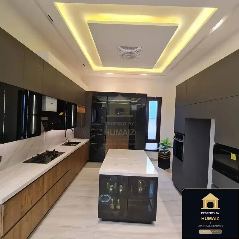 500 Sq. Yd. 5-Bedroom Luxury Villa (Private Pool, 6 Bath, Residence 1) in Khayaban-e-Sahil For Sale in DHA Phase 8 Karachi — Property by Humaiz Architectural Asset