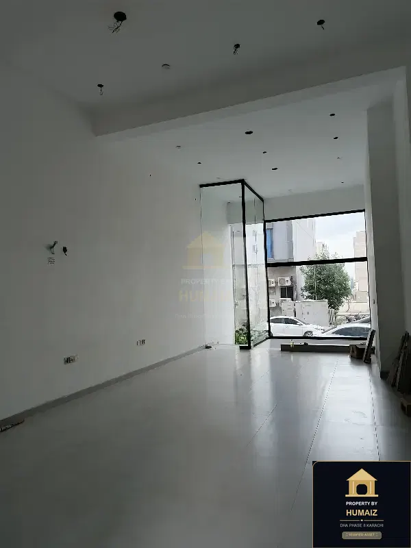 94 Sq. Yd. Commercial Retail Shop (Basement, Unit 1) on Al-Murtaza Commercial For Rent in DHA Phase 8 Karachi — Property by Humaiz Architectural Asset
