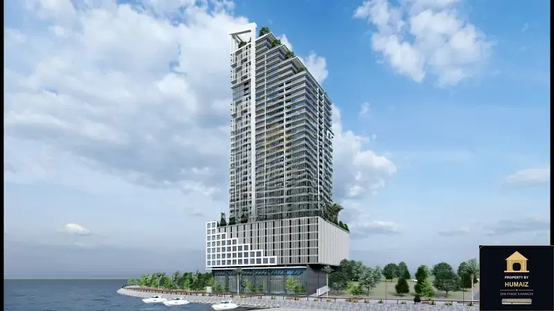 3-Bedroom Luxury Apartment (3 Bath, Suite 67) at HMR Waterfront For Sale in DHA Phase 8 Karachi — Photograph 6