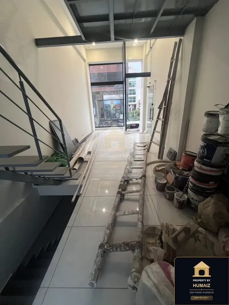 94 Sq. Yd. Commercial Retail Shop (Brand New, Unit 2) on Zulfiqar Commercial For Rent in DHA Phase 8 Karachi — Property by Humaiz Architectural Asset