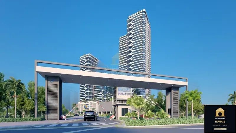 2-Bedroom Luxury Apartment (Corner, 2 Bath, Suite 84) at HMR Waterfront For Sale in DHA Phase 8 Karachi — Photograph 2