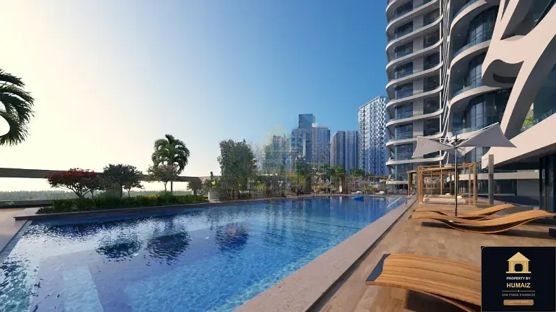 1-Bedroom Luxury Apartment (Sea Facing, 2 Bath, Suite 52) at HMR Waterfront For Sale in DHA Phase 8 Karachi — Photograph 5