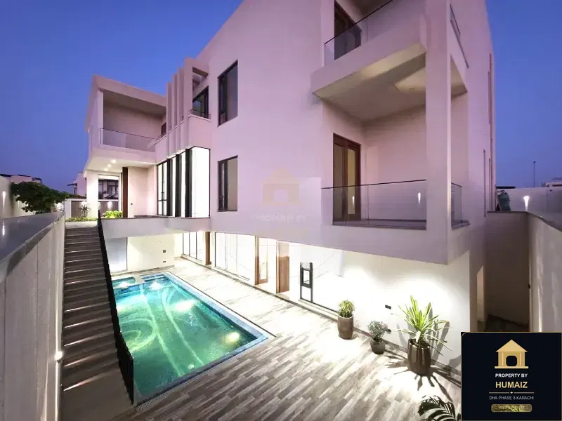 1,000 Sq. Yd. 7-Bedroom Luxury Villa (Private Pool, 7 Bath, Residence 2) in DHA Phase 8 For Sale in DHA Phase 8 Karachi — Photograph 2