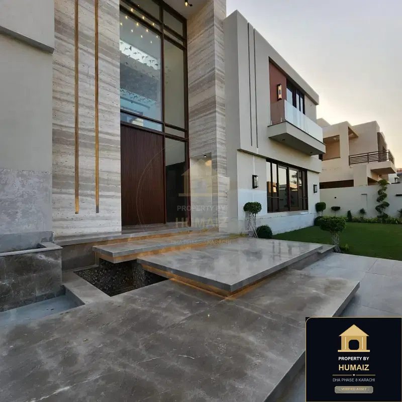 1,000 Sq. Yd. 6-Bedroom Luxury Villa (Private Pool, 7 Bath, Residence 3) in Zone A For Sale in DHA Phase 8 Karachi — Property by Humaiz Architectural Asset