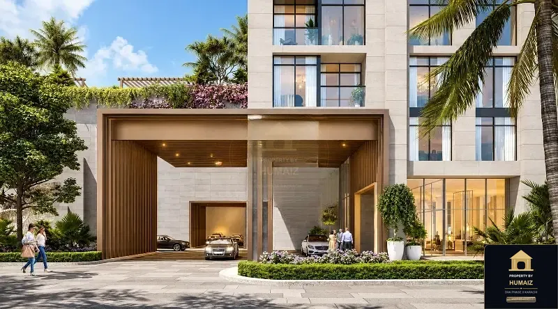 2-Bedroom Luxury Apartment (Sea Facing, 3 Bath, Suite 8) at Emaar Oceanfront For Sale in DHA Phase 8 Karachi — Property by Humaiz Architectural Asset