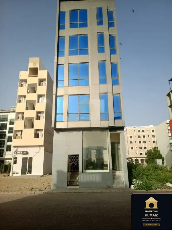 100 Sq. Yd. Commercial Building (Basement, 4 Bath, Unit 3) on Al-Murtaza Commercial For Rent in DHA Phase 8 Karachi — Property by Humaiz Architectural Asset