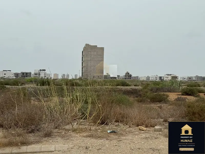 100 Sq. Yd. Commercial Plot (Parcel 35) on Peninsula Commercial For Sale in DHA Phase 8 Karachi — Property by Humaiz Architectural Asset