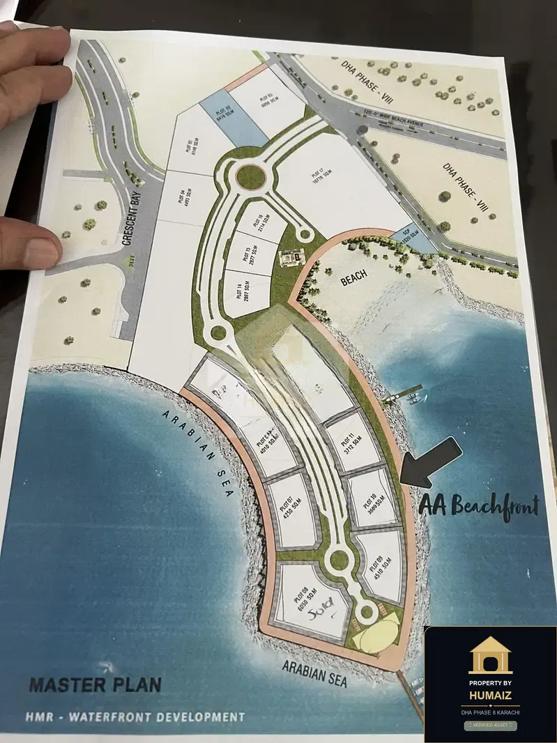 3-Bedroom Luxury Apartment (Sea Facing, 5 Bath, Suite 57) at HMR Waterfront For Sale in DHA Phase 8 Karachi — Property by Humaiz Architectural Asset