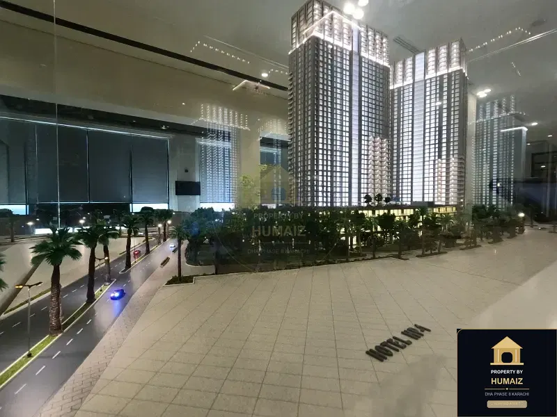 3-Bedroom Luxury Apartment (3 Bath, Suite 3) at Park Edge For Sale in DHA Phase 8 Karachi — Property by Humaiz Architectural Asset