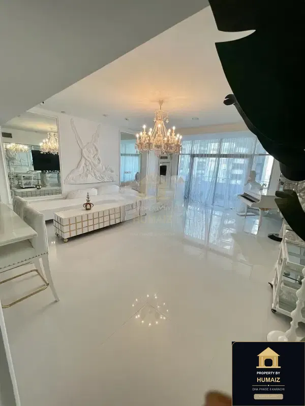 4-Bed Luxury Penthouse (Sea Facing, 5 Bath, Suite 2) at Pearl Towers For Rent in DHA Phase 8 Karachi — Photograph 4
