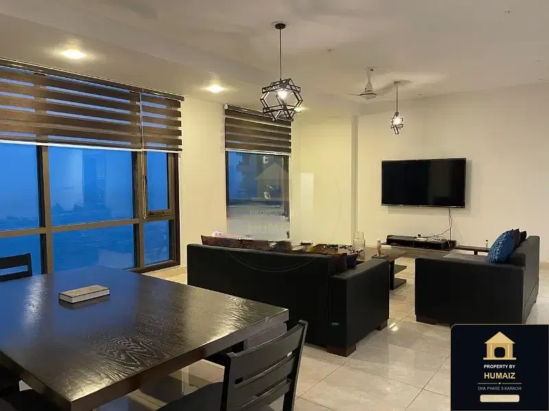 3-Bedroom Luxury Apartment (Sea Facing, 4 Bath, Suite 23) at Pearl Towers For Rent in DHA Phase 8 Karachi — Property by Humaiz Architectural Asset
