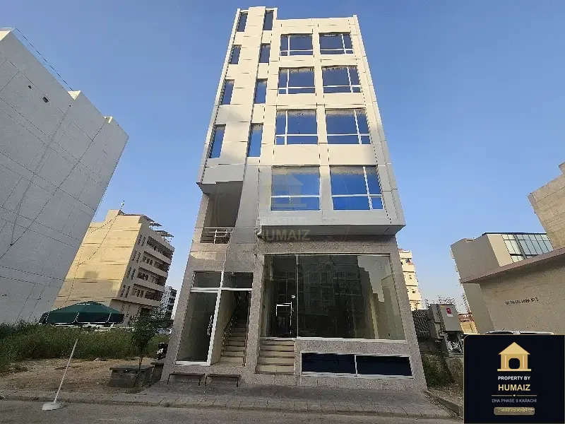 183 Sq. Yd. Commercial Retail Shop on Zulfiqar Commercial For Sale in DHA Phase 8 Karachi — Property by Humaiz Architectural Asset