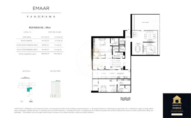 Luxury Penthouse Suite at Panorama For Sale in DHA Phase 8 Karachi — Photograph 11