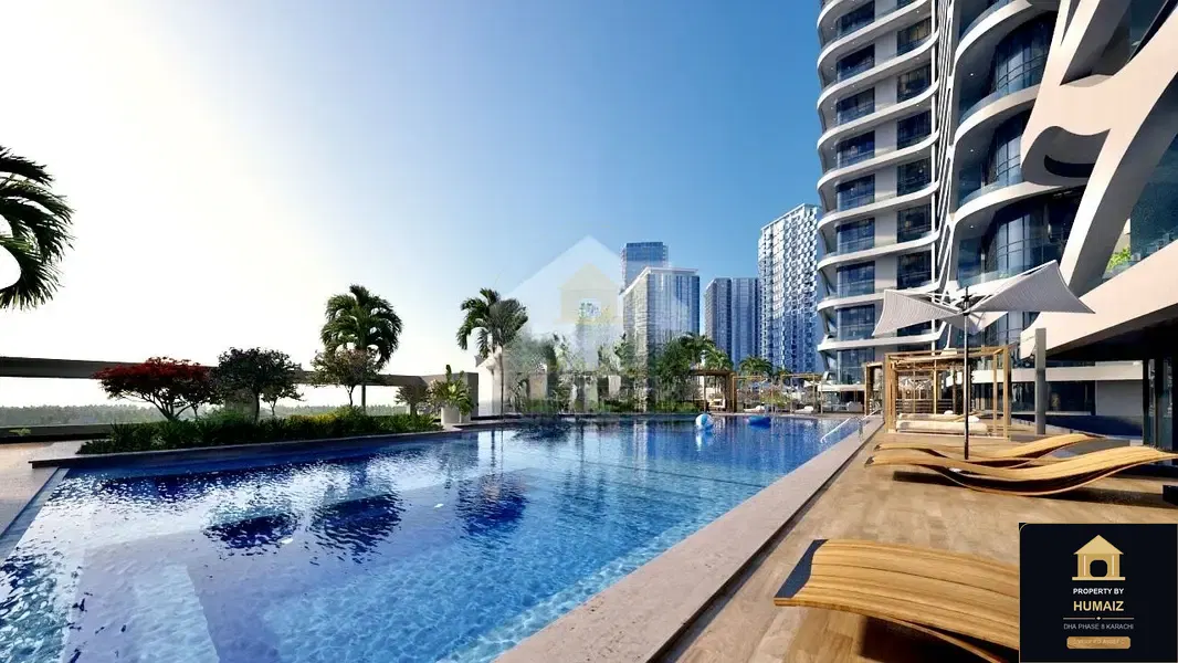 1-Bedroom Luxury Apartment (Private Pool, 2 Bath, Suite 4) at HMR Waterfront For Sale in DHA Phase 8 Karachi — Photograph 23