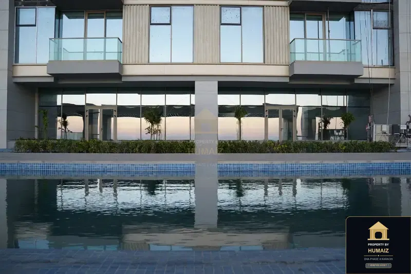 2-Bedroom Luxury Apartment (Boulevard Facing, 3 Bath, Suite 60) at The Views For Sale in DHA Phase 8 Karachi — Property by Humaiz Architectural Asset