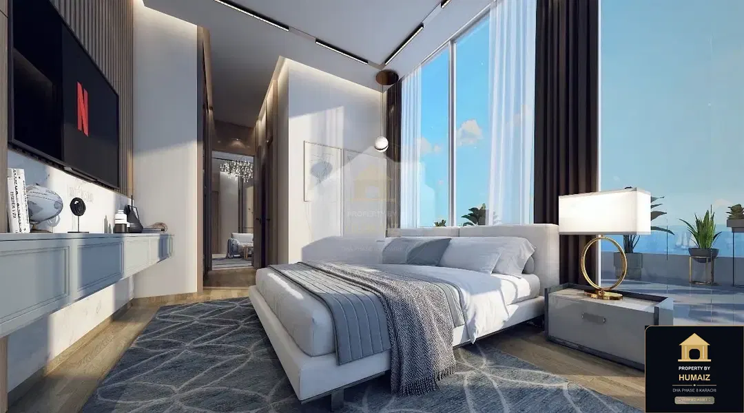 1-Bedroom Luxury Apartment (2 Bath, Suite 95) at HMR Waterfront For Sale in DHA Phase 8 Karachi — Photograph 8