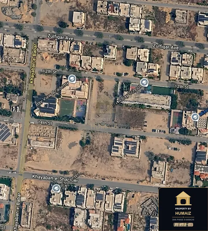 4,000 Sq. Yd. Residential Plot on Khayaban-e-Shaheen For Sale in DHA Phase 8 Karachi — Property by Humaiz Architectural Asset