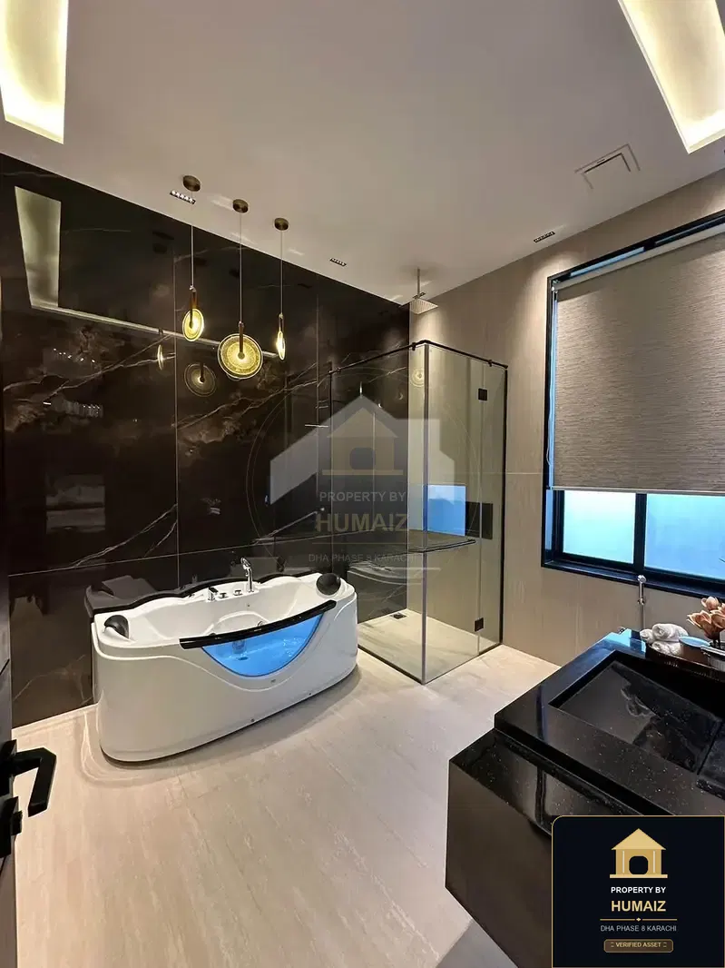 500 Sq. Yd. 5-Bedroom Luxury Villa (Basement, 6 Bath, Residence 2) in Zone A For Rent in DHA Phase 8 Karachi — Photograph 9