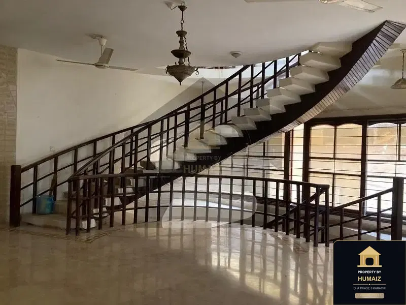1,632 Sq. Yd. 1-Bedroom Luxury Villa in Zone A For Sale in DHA Phase 8 Karachi — Property by Humaiz Architectural Asset