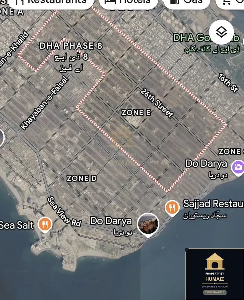 600 Sq. Yd. Residential Plot (West Open, Parcel 3) in Zone E For Sale in DHA Phase 8 Karachi — Photograph 4