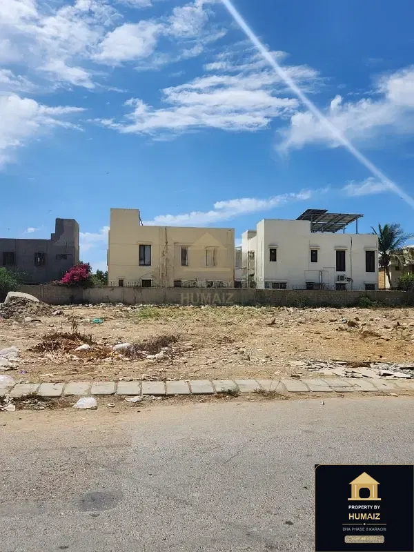 500 Sq. Yd. Residential Plot (West Open, Parcel 4) in Khayaban-e-Shujaat For Sale in DHA Phase 8 Karachi — Property by Humaiz Architectural Asset