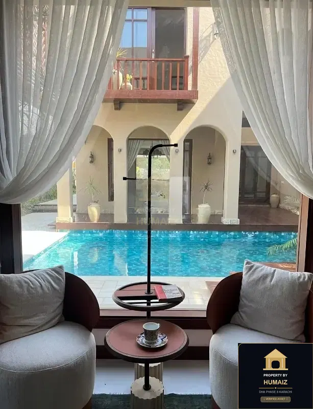 1,000 Sq. Yd. 6-Bedroom Luxury Villa (Private Pool, 6 Bath, Residence 5) in Khayaban-e-Tipu Sultan For Sale in DHA Phase 8 Karachi — Photograph 29