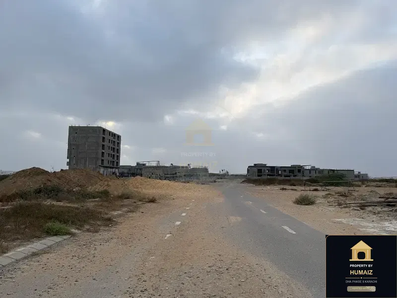 200 Sq. Yd. Commercial Plot (Parcel 37) on Peninsula Commercial For Sale in DHA Phase 8 Karachi — Property by Humaiz Architectural Asset