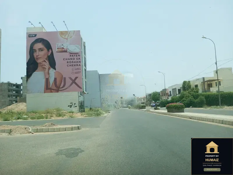 100 Sq. Yd. Commercial Plot (Parcel 4) on Zulfiqar Commercial For Sale in DHA Phase 8 Karachi — Property by Humaiz Architectural Asset