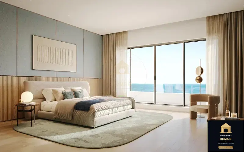 4-Bedroom Luxury Apartment (Sea Facing, 4 Bath, Suite 13) at Coral Towers For Sale in DHA Phase 8 Karachi — Property by Humaiz Architectural Asset