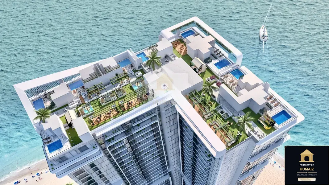 3-Bedroom Luxury Apartment (Sea Facing, 5 Bath, Suite 32) at HMR Waterfront For Sale in DHA Phase 8 Karachi — Photograph 9