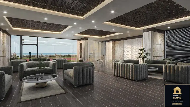 1-Bedroom Luxury Apartment (Sea Facing, 2 Bath, Suite 22) at HMR Waterfront For Sale in DHA Phase 8 Karachi — Photograph 15
