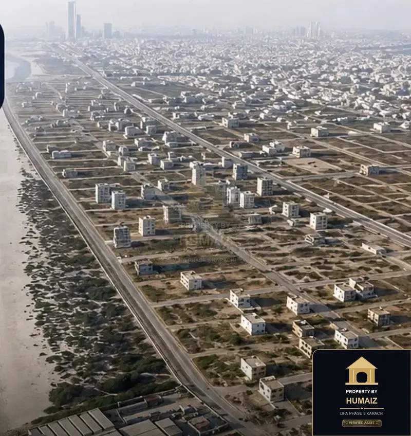 500 Sq. Yd. Residential Plot (Corner, Parcel 69) in Zone D For Sale in DHA Phase 8 Karachi — Property by Humaiz Architectural Asset