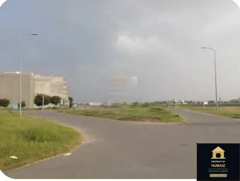 1,000 Sq. Yd. Residential Plot (West Open, Parcel 3) in Khayaban-e-Shujaat For Sale in DHA Phase 8 Karachi — Property by Humaiz Architectural Asset